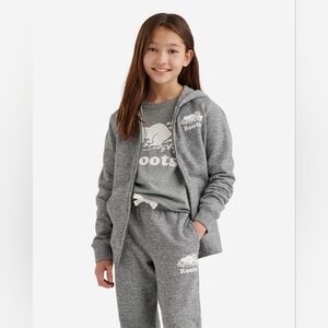 SET Roots SALT AND PEPPER  Hoodie and PANTS SET SIZE 3T